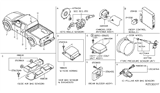 Diagram for 2018 Nissan Sentra TPMS Sensor - 40770-3AN0D