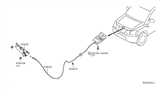 Diagram for Nissan Xterra Hood Cable - 65621-ZS00A