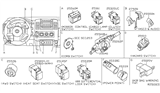 Diagram for 2010 Nissan Sentra Headlight Switch - 25540-CB61B