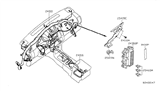 Diagram for 2010 Nissan Xterra Fuse Box - 24350-9BA0B