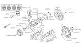 Diagram for Nissan Pathfinder Crankshaft Pulley - 12303-EA21A