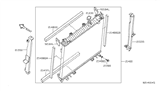 Diagram for 2011 Nissan Frontier Radiator - 21460-9BA0E