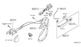 Diagram for Nissan Front Door Striker - 80570-ZS00A