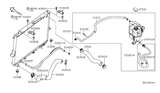 Diagram for 2009 Nissan Frontier Cooling Hose - 21501-EA000