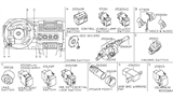 Diagram for 2010 Nissan Xterra Headlight Switch - 25540-ET11E