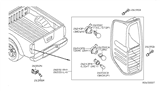 Diagram for Nissan Frontier Tail Light - 26550-EA80B