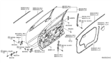 Diagram for Nissan Xterra Door Check - 80430-9BG0A