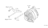 Diagram for 2006 Nissan Frontier Alternator - 23100-EA000