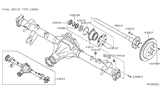 Diagram for 2010 Nissan Frontier Axle Shaft - 38164-EA010