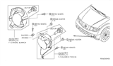 Diagram for 2008 Nissan Xterra Fog Light - 26150-EA025