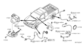 Diagram for 2014 Nissan Frontier ABS Control Module - 47660-9BK0D