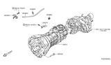 Diagram for 2016 Nissan Frontier Transmission Assembly - 32010-EA000