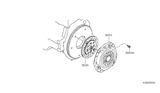 Diagram for 2019 Nissan Frontier Pressure Plate - 30210-EA20A