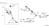 Diagram for 2018 Nissan Frontier Parking Brake Cable - 36402-EA000