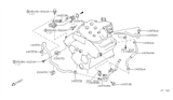 Diagram for 2014 Nissan Frontier Cooling Hose - 14056-EA06A