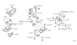 Diagram for 2005 Nissan Pathfinder Engine Mount - 11220-EA200