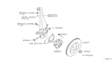 Diagram for 2005 Nissan Pathfinder Wheel Hub - 40202-EA300