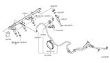 Diagram for 2006 Nissan Frontier Fuel Rail - 17520-EA02A