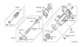 Diagram for 2012 Nissan Pathfinder Steering Column - 48810-ZZ71A