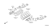 Diagram for 2010 Nissan Xterra Catalytic Converter - 208A3-EA200