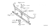 Diagram for 2017 Nissan Frontier Radiator Support - 62500-ZL80B