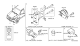 Diagram for Nissan Pathfinder Transmitter - 28268-EA000