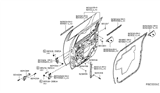 Diagram for 2010 Nissan Frontier Door Hinge - 82400-ZP50A