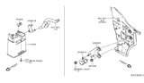 Diagram for Nissan Vapor Canister - 14950-EA20D