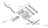 Diagram for 2008 Nissan Pathfinder Floor Pan - G4312-ZS2MA