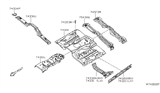 Diagram for 2009 Nissan Xterra Rear Crossmember - 745F0-EA030