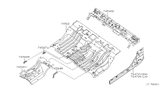 Diagram for 2021 Nissan Frontier Floor Pan - 74512-EA830