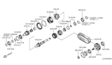 Diagram for 2015 Nissan Frontier Output Shaft Bearing - 32203-EA30A