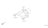 Diagram for Nissan Frontier Clutch Slave Cylinder - 30620-EA20A