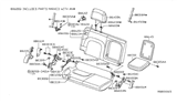 Diagram for Nissan Frontier Seat Cushion - 88300-EA804