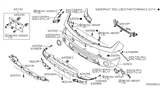 Diagram for 2007 Nissan Frontier Bumper - 62022-EA625