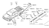 Diagram for 2016 Nissan Frontier Mud Flaps - 78810-EA800