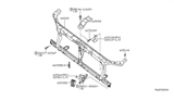 Diagram for Nissan Pathfinder Radiator Support - 62500-EA030