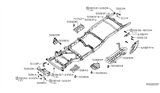 Diagram for 2012 Nissan Xterra Exhaust Heat Shield - 74762-EA000