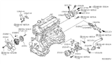 Diagram for 2005 Nissan Altima Thermostat - 21200-6N210