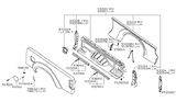 Diagram for Nissan Pathfinder Fuel Door Hinge - 78836-ZP00A