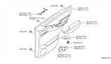 Diagram for 2010 Nissan Frontier Armrest - 82940-EA103