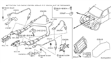 Diagram for 2019 Nissan Frontier Engine Control Module - 23703-9BP0A