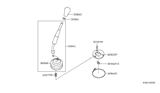 Diagram for Nissan Shift Knob - 32865-5W900