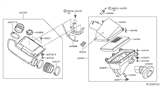 Diagram for Nissan Air Filter - 16546-7S000