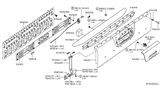 Diagram for 2020 Nissan Frontier Door Handle - 90606-9BF2A