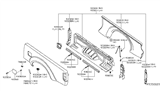 Diagram for 2020 Nissan Frontier Fuel Door Hinge - 78836-ZP40A