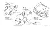 Diagram for 2006 Nissan Pathfinder Fog Light - 26155-EA525