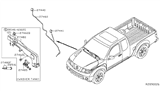 Diagram for Nissan Frontier Washer Reservoir - 28910-ZL40B