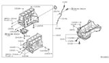 Diagram for 2012 Nissan Pathfinder Oil Pan - 11110-EA20A