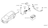 Diagram for 2018 Nissan Rogue Battery Terminal - 24112-4BA5A